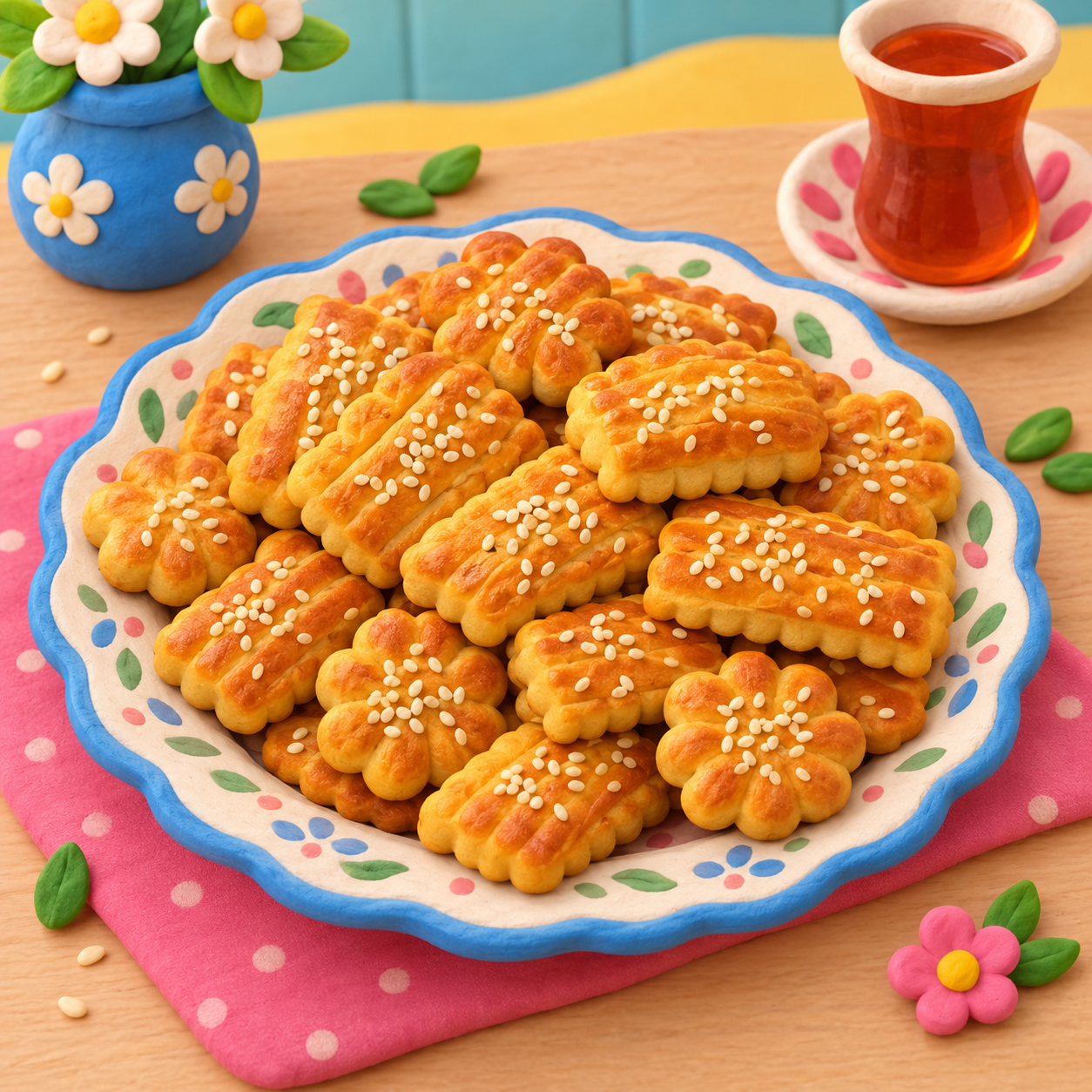 نان چایی قزوینی